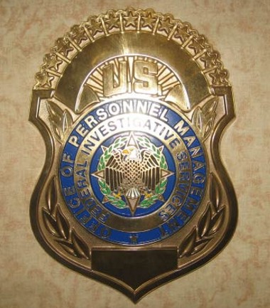 OPM Federal Investigative Service Badge